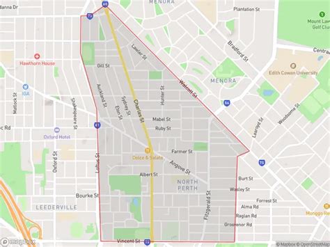 Afbeeldingsresultaten voor Perth Wa Postcode Map