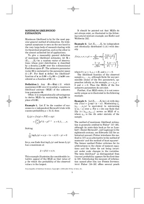 Toradh íomhá ar Maximum Likelihood Estimation Real-Time Applications