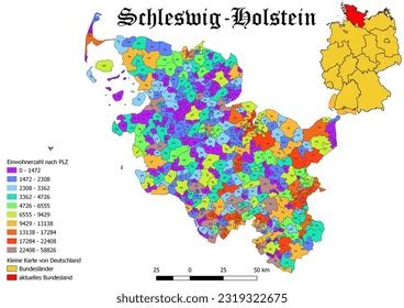 Toradh íomhá ar Postcode Map Germany