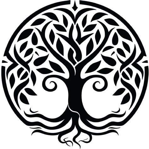 Toradh íomhá ar SVG Tree of Life Decals