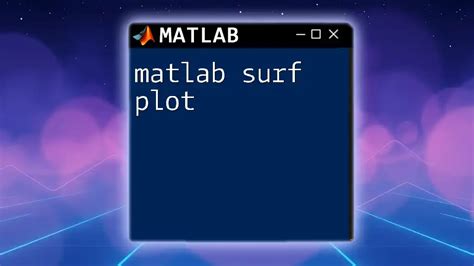 Résultat d’images pour Surf Plot MATLAB