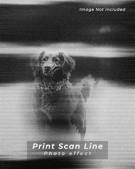 Toradh íomhá ar Scan Line Effect Image