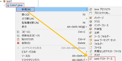 JUnit Test Methods に対する画像結果