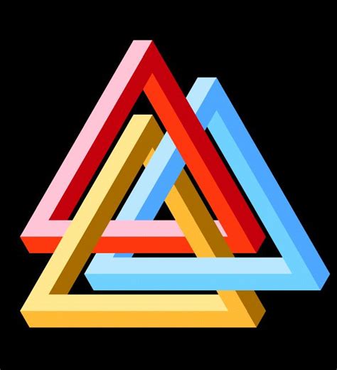 Afbeeldingsresultaten voor Penrose Triangle Repeating Pattern