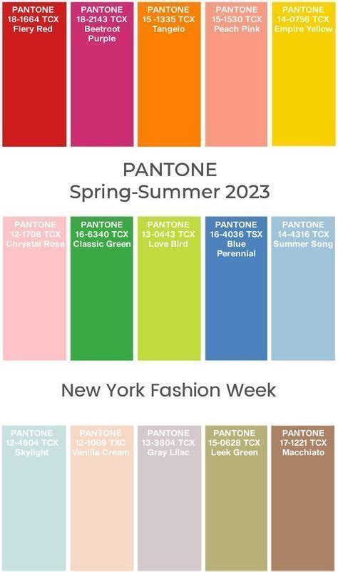 Afbeeldingsresultaten voor Spring Color Trends