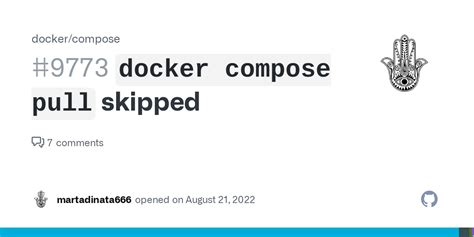 Docker Compose Issue に対する画像結果