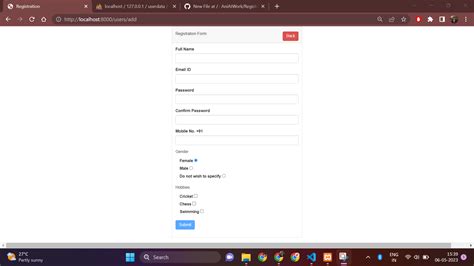 Image result for Registration HTML UI GitHub