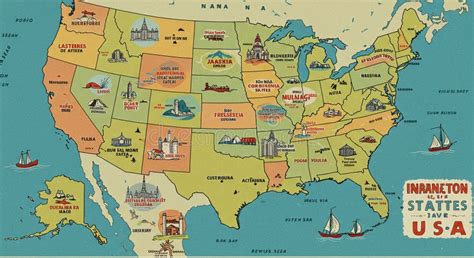 Toradh íomhá ar Colorful Fictional Place Map