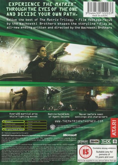 Afbeeldingsresultaten voor Matrix Path of Neo Og Xbox