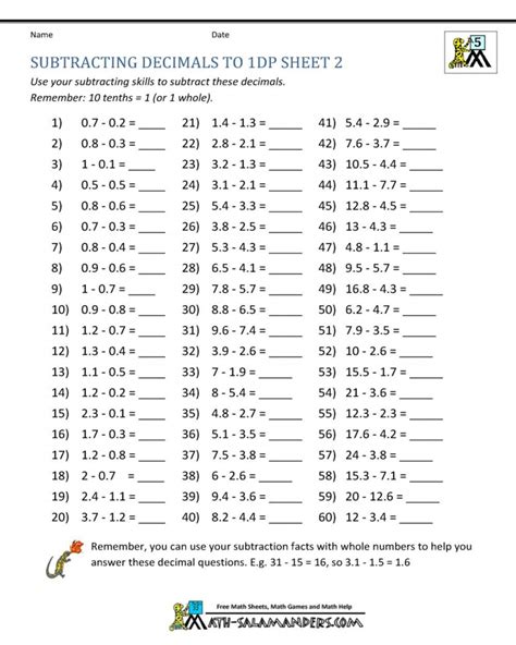 Toradh íomhá ar Free Printable Math Sheet Generator
