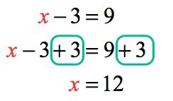 Image result for An Example of One Step Equations
