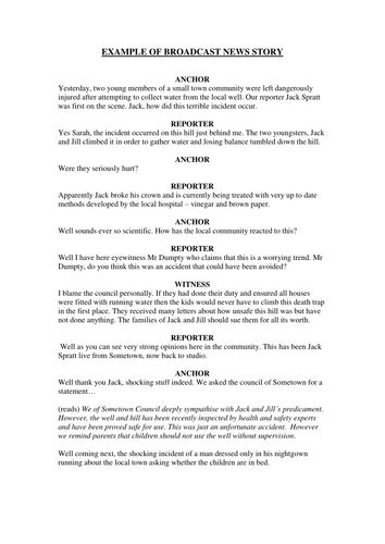 Toradh íomhá ar Tabloid News Report Script