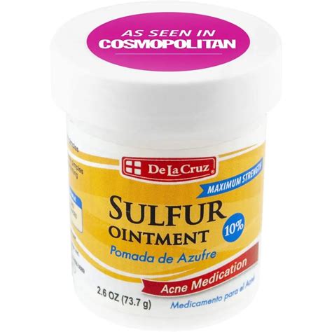 Sulfur Ointment Benefits に対する画像結果