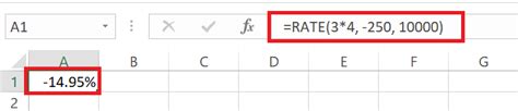 Image result for Rate Formula Excel Manual