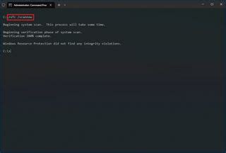 Image result for System File Checker Scannow Command