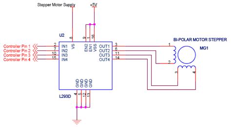Image result for Simulation of Stepper Motor Circuit Diagram