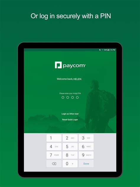 Toradh íomhá ar Paycom Client