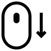Image result for Computer Mouse Icon Down PNG