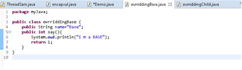 Image result for Member Variables Child Class Java