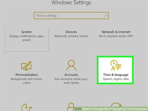 Image result for Setting of Language PC