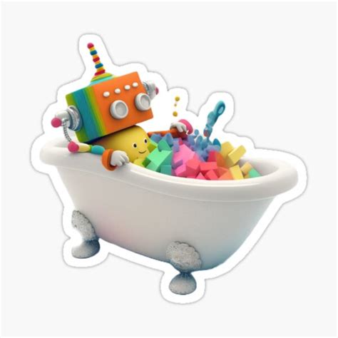 Toradh íomhá ar Computer Robot Bubble Bath