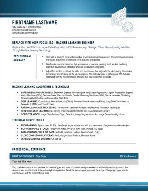 Image result for Graduate Machine Learning Resume