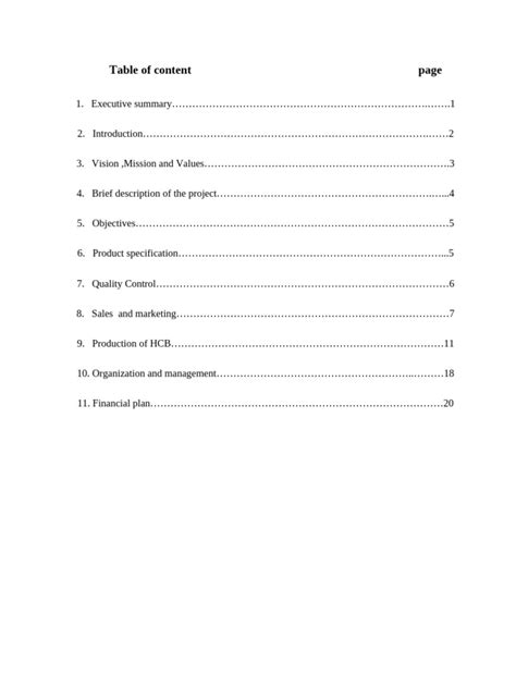 Image result for Table of Content View