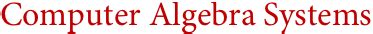 Image result for Computer Algebra System