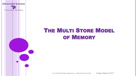 Toradh íomhá ar Multi-Store Model of Memory AQA