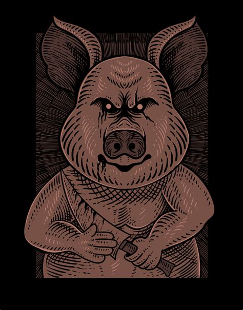 Scary Pig Transparent Background ਲਈ ਪ੍ਰਤੀਬਿੰਬ ਨਤੀਜਾ