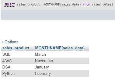 Image result for How to Extract Month From Purchase Date in Oracle SQL