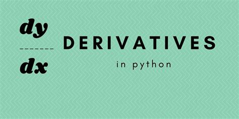 Toradh íomhá ar Python Derivative Function