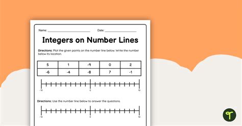 Image result for Positive Negative Number Line Worksheet