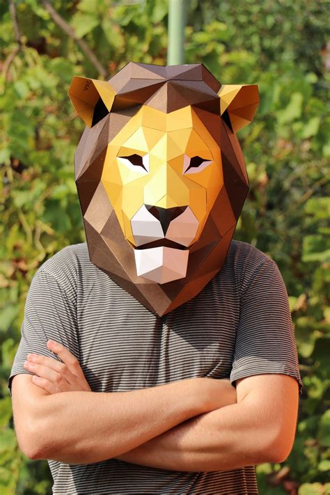 Image result for Lion Mask Pattern