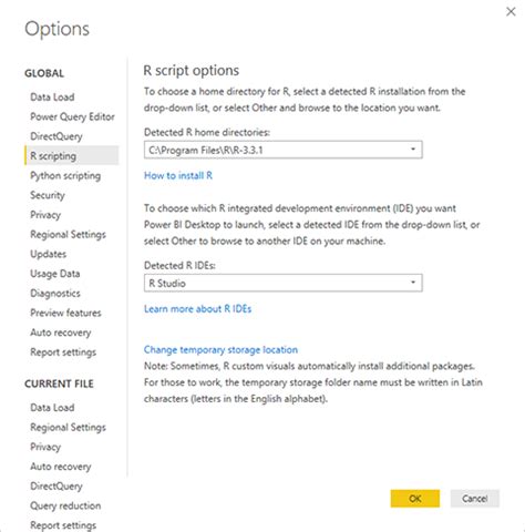 Toradh íomhá ar R Script Window