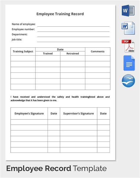 Image result for Employee Training Tracking Form