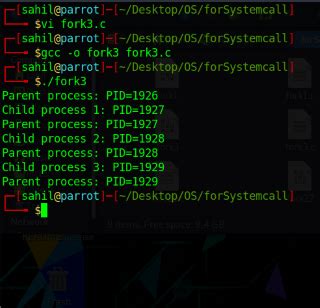 Toradh íomhá ar Fork Command in Unix with Example in Python
