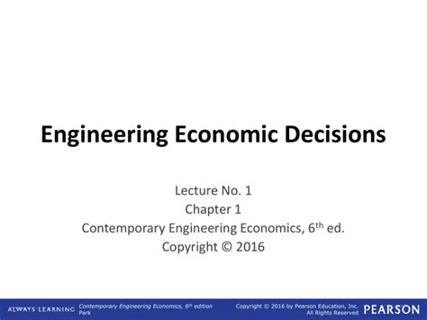 Toradh íomhá ar Engineering Economics Principles