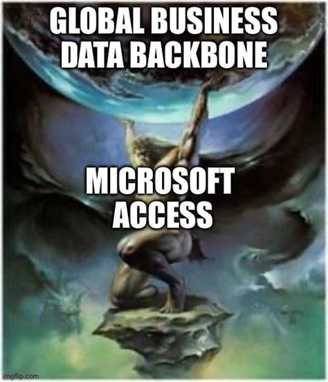 Image result for MS Access Meem
