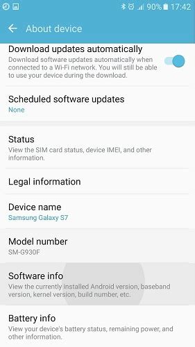 Image result for Samsung S7 USB Debugging