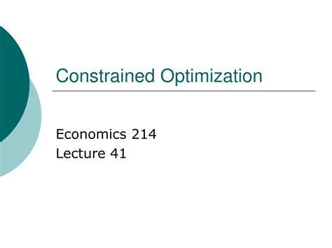 Image result for Constrained Optimization Graph