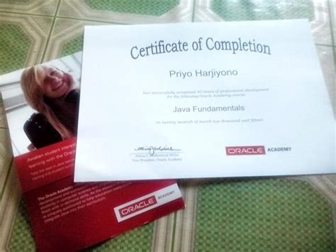 Image result for Oracle Java Certificate