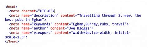 Image result for Meta Element