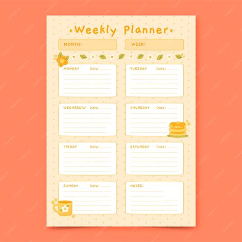 Hand Drawn Weekly Worksheet に対する画像結果