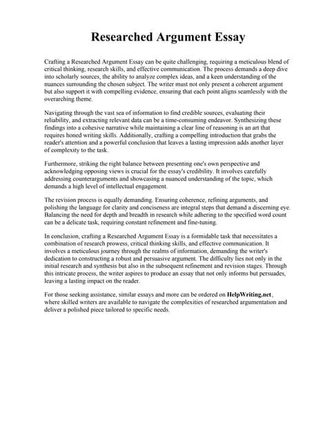 Afbeeldingsresultaten voor A Argument Essay Example