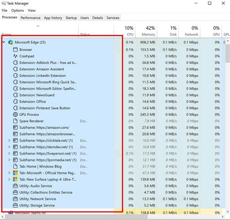 Toradh íomhá ar Windows New Task Manager Public Build