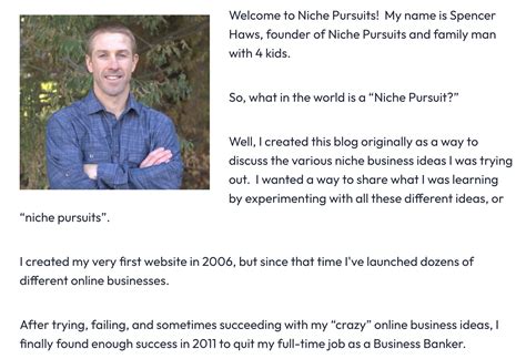 Short Bio Examples に対する画像結果