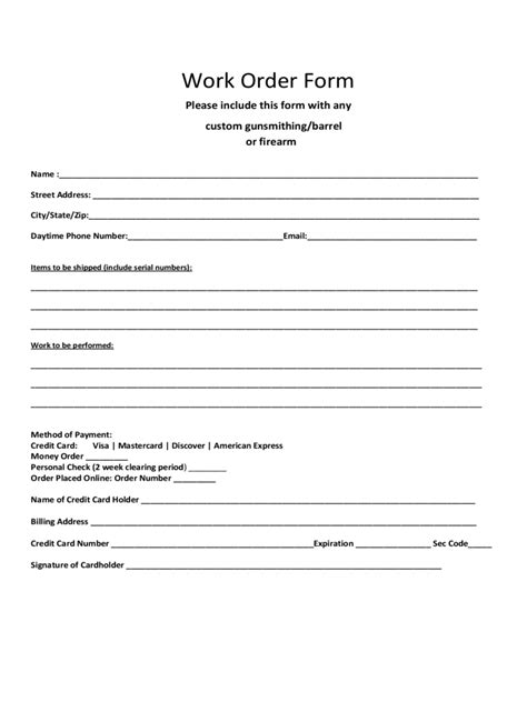 Image result for Work Order Sample for Property Managemetn