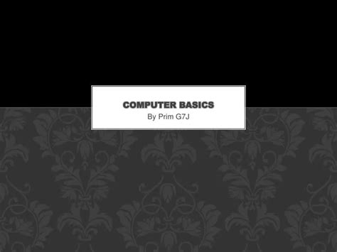 Image result for Computer Basics PowerPoint