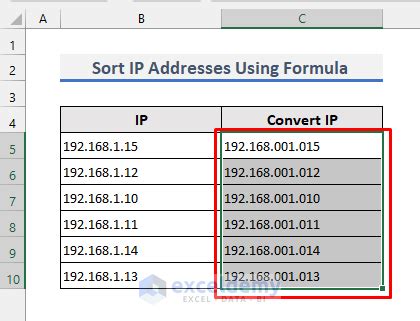 Sort IP Address Excel に対する画像結果